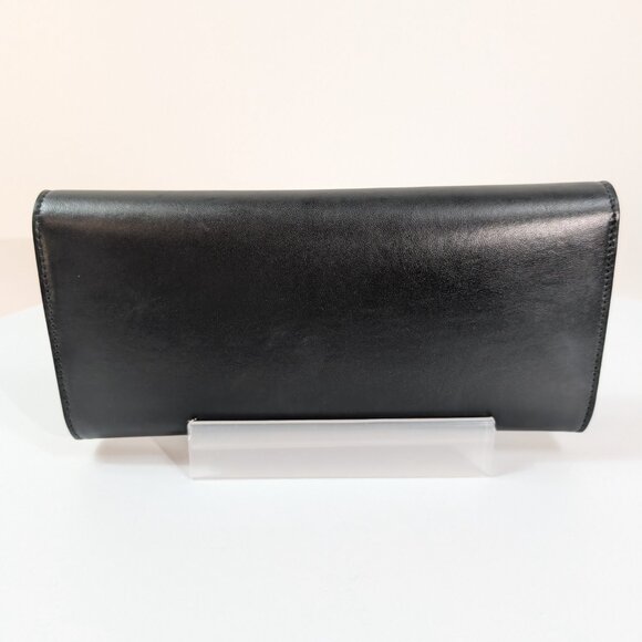 Gucci Black Rajah Broadway Smooth Leather Jeweled Tiger Head Clutch - Picture 6 of 15